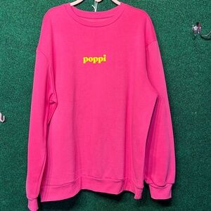 358 NWT Poppi Fleece Sweatshirt